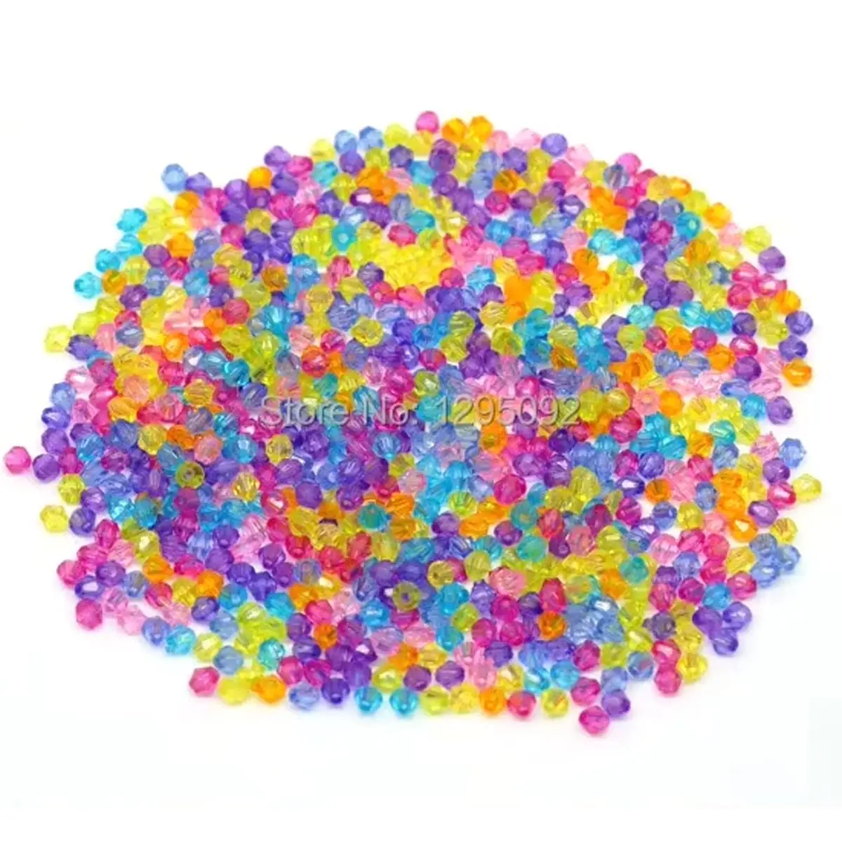 30000Pcs Mixed Colors Spacer Beads Acrylic Bicone Perles Perlas Tiny Jewelry Making Findings 4x4mm
30000Pcs Mixed Colors Spacer Beads Acrylic Bicone Perles Perlas Tiny Jewelry Making Findings 4x4mm