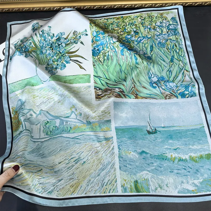 Green Silk Hair Head Women Luxury Summer Hair Shawl Square Neck Bandanas Bag Hand Accessories Women Foulard Femme 65cm
Green Silk Hair Head Women Luxury Summer Hair Shawl Square Neck Bandanas Bag Hand Accessories Women Foulard Femme 65cm