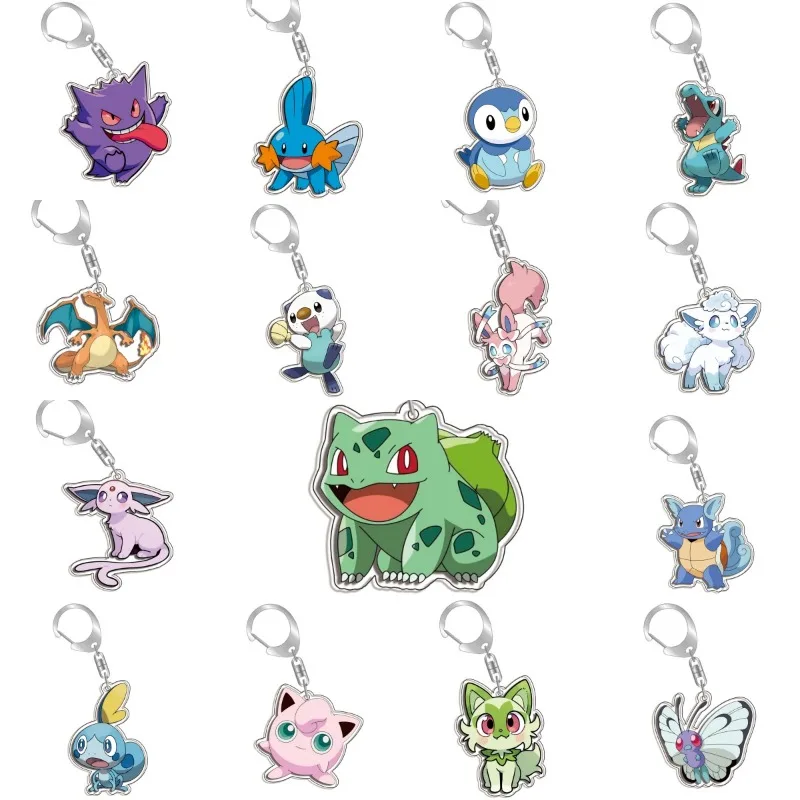 Keychain For Pokemon Gengar Charizard Bulbasaur Bag Charms Acrylic Anime Game Collectable Gifts Art Collection Toy Decoration
Keychain For Pokemon Gengar Charizard Bulbasaur Bag Charms Acrylic Anime Game Collectable Gifts Art Collection Toy Decoration