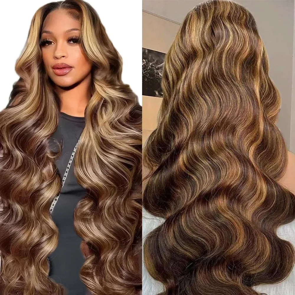 Парик из натуральных волос 13x4 13x6 Highlight Body Wave HD Full Lace Frontal, цвет P4/27, плотность 200%, для женщин, 46 дюймов
Парик из натуральных волос 13x4 13x6 Highlight Body Wave HD Full Lace Frontal, цвет P4/27, плотность 200%, для женщин, 46 дюймов
