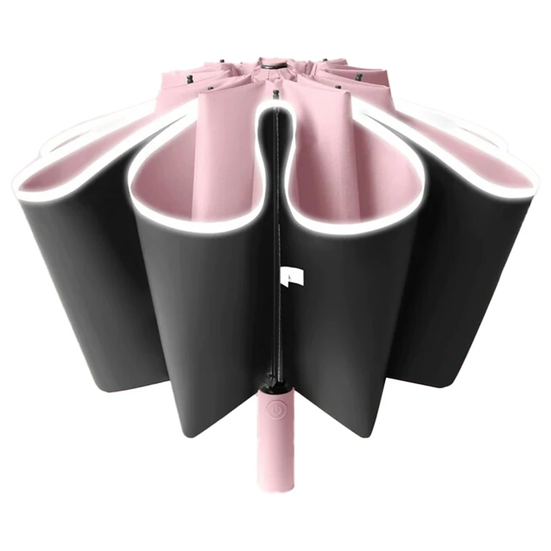 Automatic Reverse Folding Umbrella-Windproof Frame, Reflective Black Glue Coating For Sunscreen And Rain Protection
Automatic Reverse Folding Umbrella-Windproof Frame, Reflective Black Glue Coating For Sunscreen And Rain Protection