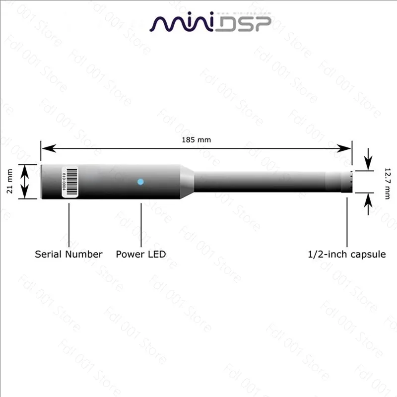 1 шт. MiniDSP UMIK1 USB-микрофон для измерения шума и акустики окружающей среды, калибровочный микрофон UMIK-1
1 шт. MiniDSP UMIK1 USB-микрофон для измерения шума и акустики окружающей среды, калибровочный микрофон UMIK-1