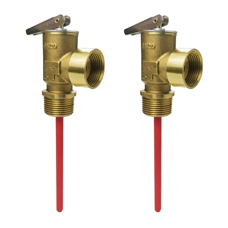 2X RV Automatic Safety Relief Valve 3/4Inch NPT For Hot Water Heater Temperature Pressure Relief Valve 150PSI
2X RV Automatic Safety Relief Valve 3/4Inch NPT For Hot Water Heater Temperature Pressure Relief Valve 150PSI