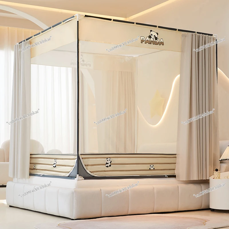 Household Anti-drop Mosquito Net Bed Curtain Integrated Back Bottom Thickened Strong Shading Bed Mantle Winter Warm Windshield
Household Anti-drop Mosquito Net Bed Curtain Integrated Back Bottom Thickened Strong Shading Bed Mantle Winter Warm Windshield