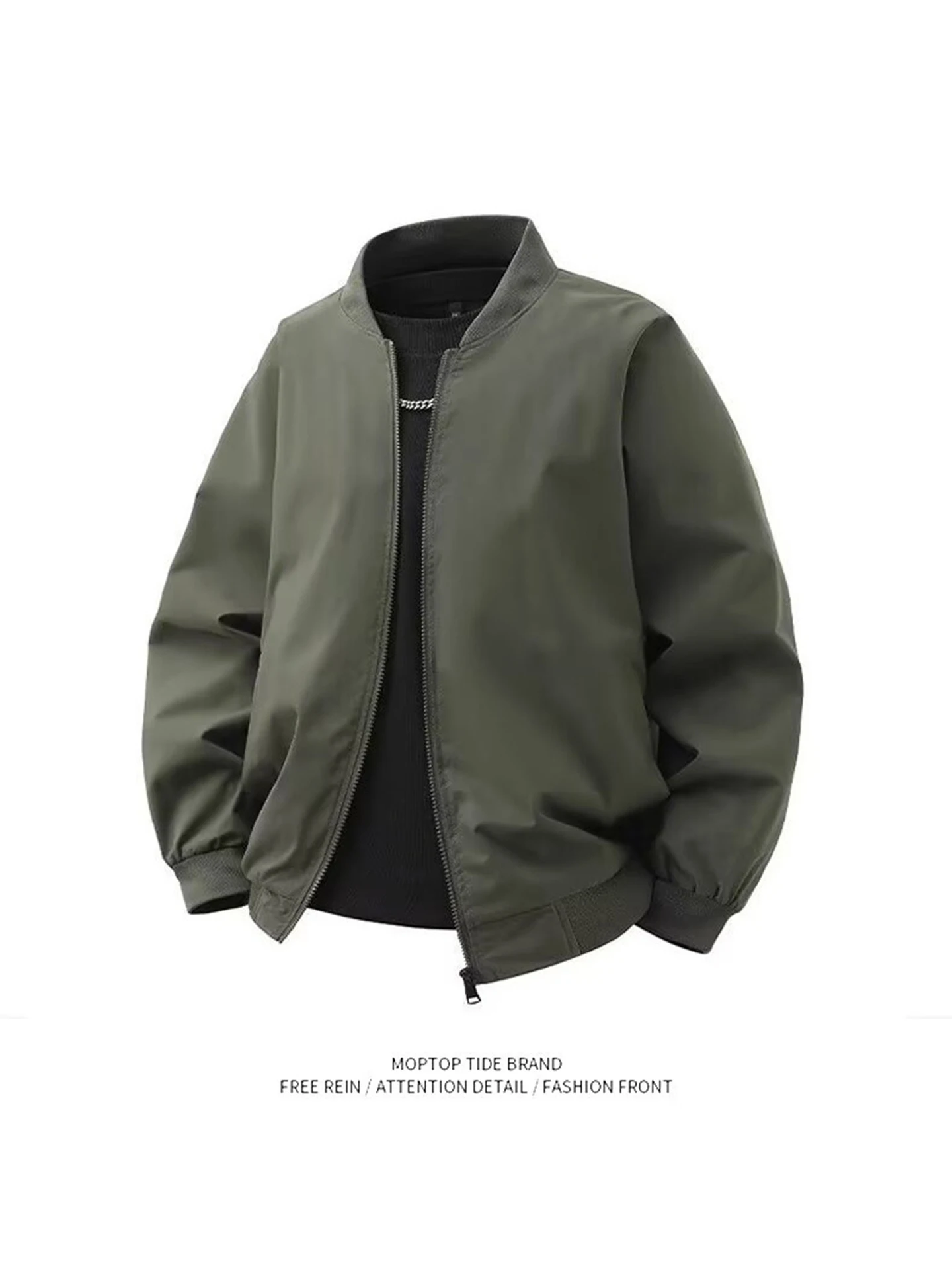 American Sle Baseball Jaet for Men Spring Autumn Faionable And Haome Workwear Jaet Loose Fit Polyester Fabric
American Sle Baseball Jaet for Men Spring Autumn Faionable And Haome Workwear Jaet Loose Fit Polyester Fabric