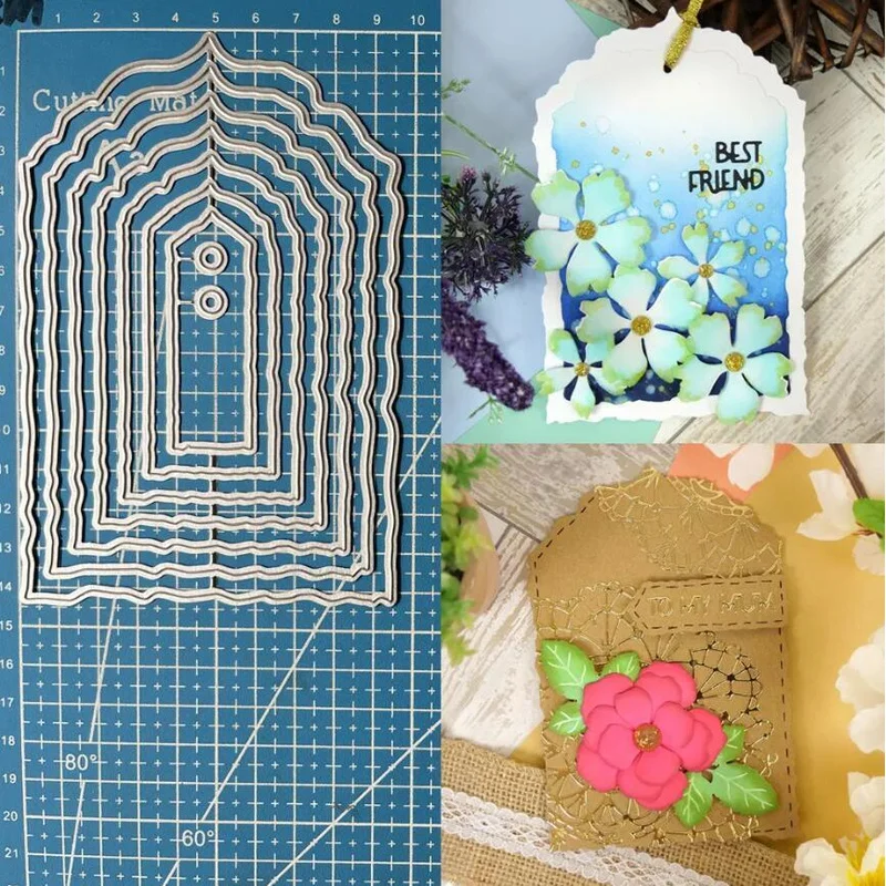 Frame Label Metal Cutting Dies Scrapbooking Embossing Paper Card Crafts Stencils
Frame Label Metal Cutting Dies Scrapbooking Embossing Paper Card Crafts Stencils