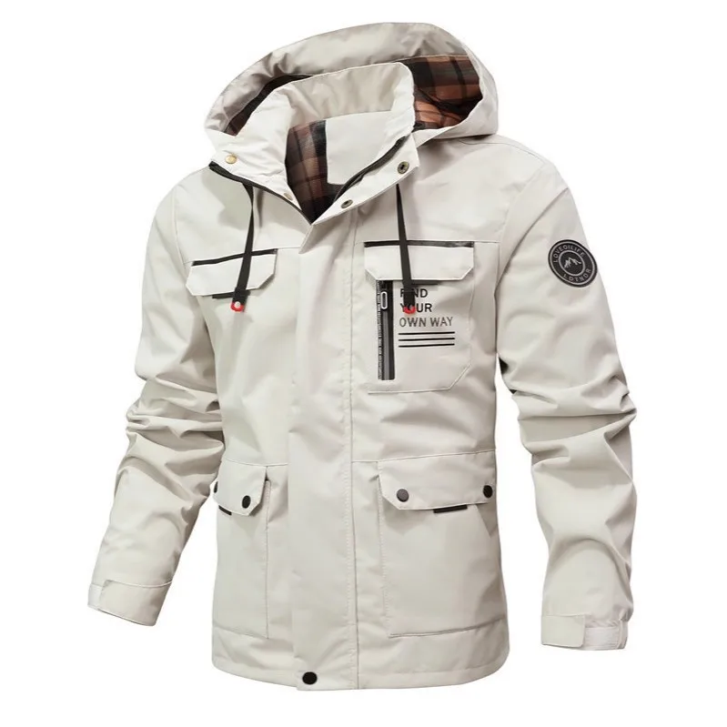 Man Trench Coat Windproof Waterproof Men's Outdoor Jacket Spring and Autumn Hooded Windbreaker Men's Clothing Men's Jacket Coat
Man Trench Coat Windproof Waterproof Men's Outdoor Jacket Spring and Autumn Hooded Windbreaker Men's Clothing Men's Jacket Coat