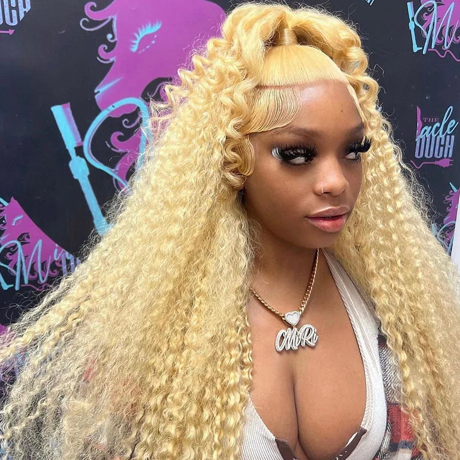 613 Blonde Lace Front Wig 13x4 Deep Wave HD Lace Frontal Wigs Human Hair Colored Water Wave Curly Lace Wigs For Women Brazilian
613 Blonde Lace Front Wig 13x4 Deep Wave HD Lace Frontal Wigs Human Hair Colored Water Wave Curly Lace Wigs For Women Brazilian