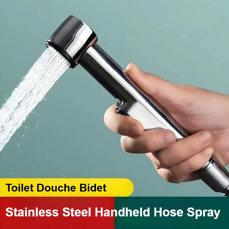 Toilet Handheld Bidet Sprayer Shattaf Cloth Diaper Sprayer ABS Polished Chrome Shower Head Bathroom Accessories 1PC
Toilet Handheld Bidet Sprayer Shattaf Cloth Diaper Sprayer ABS Polished Chrome Shower Head Bathroom Accessories 1PC