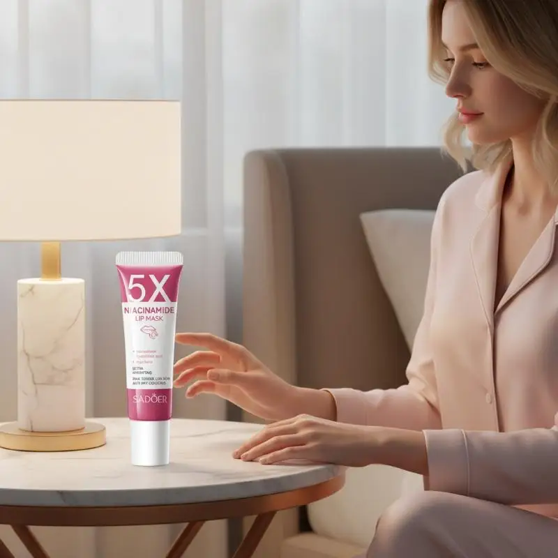 SADOER 5X Niacinamide Plumping Lip Mask – Интенсивное увлажнение и защита от сухости для мягких, розовых губ | Уход за потрескавшимися губами на ночь
SADOER 5X Niacinamide Plumping Lip Mask – Интенсивное увлажнение и защита от сухости для мягких, розовых губ | Уход за потрескавшимися губами на ночь