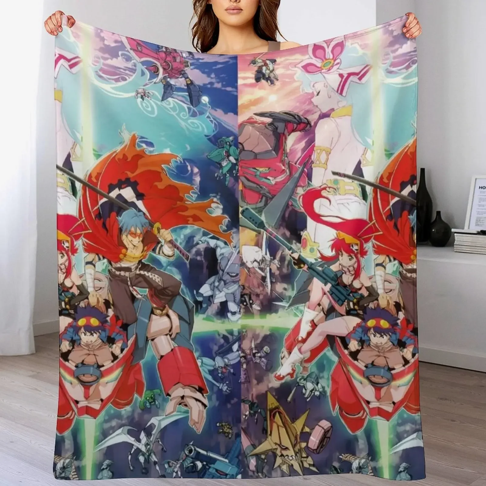 Gurren Lagann - Original Artwork Throw Blanket Picnic Decorative Sofa Large Luxury Throw Blankets
Gurren Lagann - Original Artwork Throw Blanket Picnic Decorative Sofa Large Luxury Throw Blankets