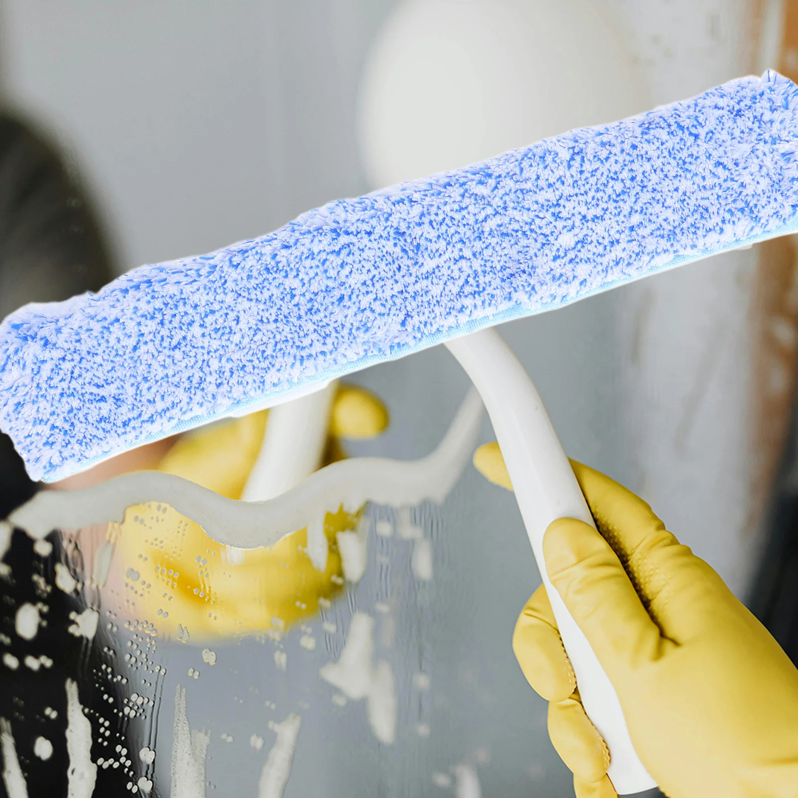 14 Inch Replacement Cloth Glass Cleaning Artifact Water Applicator Cleaning Tool For Home Sleeve Superfine Fiber Bathroom 
14 Inch Replacement Cloth Glass Cleaning Artifact Water Applicator Cleaning Tool For Home Sleeve Superfine Fiber Bathroom