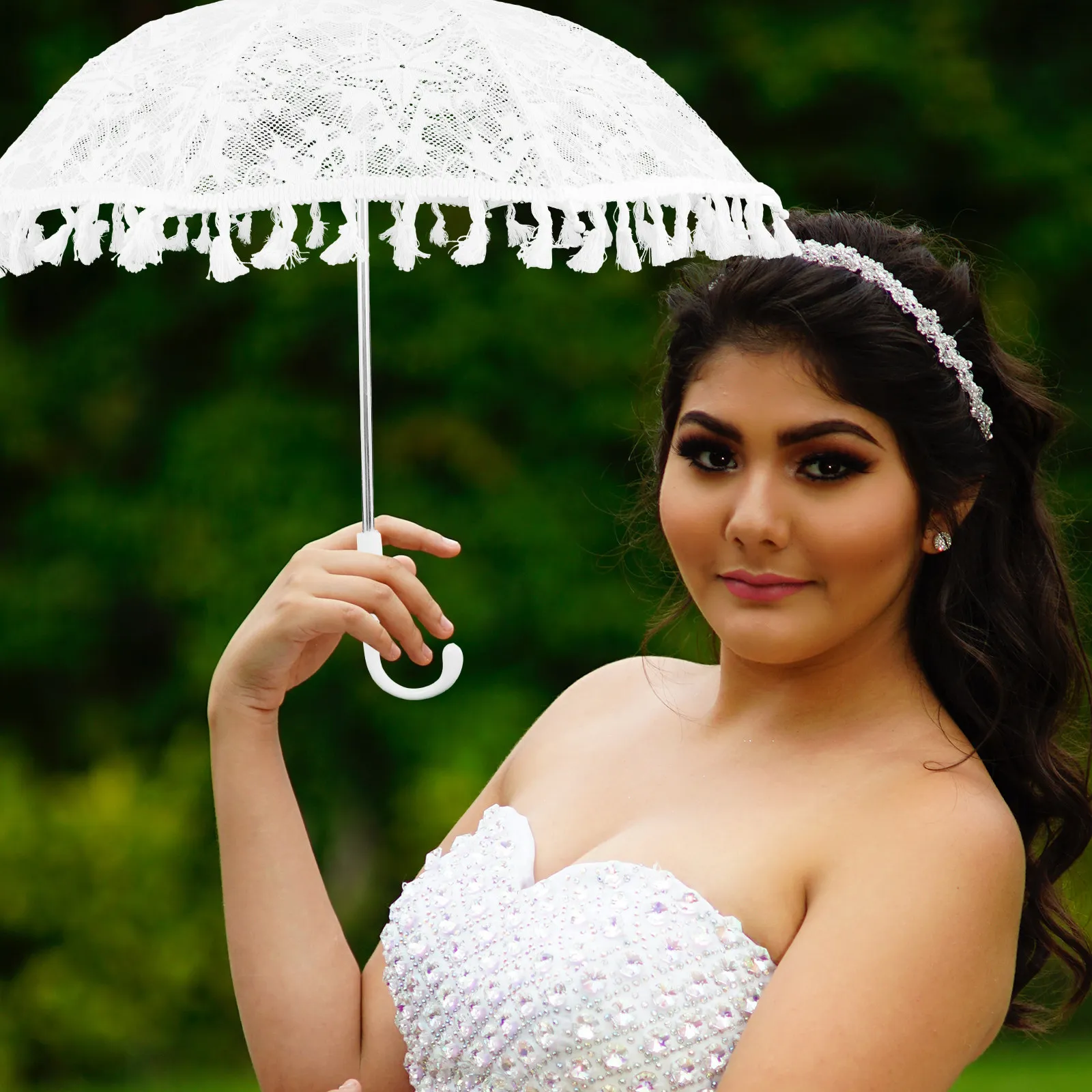 Lace Parasol Umbrella for Bride Flower Bridal Wedding Photo Prop Decorative Vintage Embroidery Lace Umbrella Tea Party
Lace Parasol Umbrella for Bride Flower Bridal Wedding Photo Prop Decorative Vintage Embroidery Lace Umbrella Tea Party