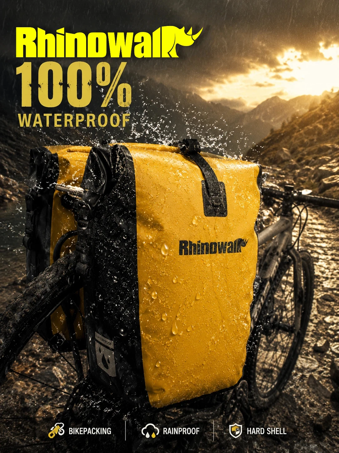 Rhinowalk Bike Pannier Bag 27L Waterproof Quick Release Rear Rack Side Bag for MTB Road Gravel Touring Bike Bikepacking Travel
Rhinowalk Bike Pannier Bag 27L Waterproof Quick Release Rear Rack Side Bag for MTB Road Gravel Touring Bike Bikepacking Travel