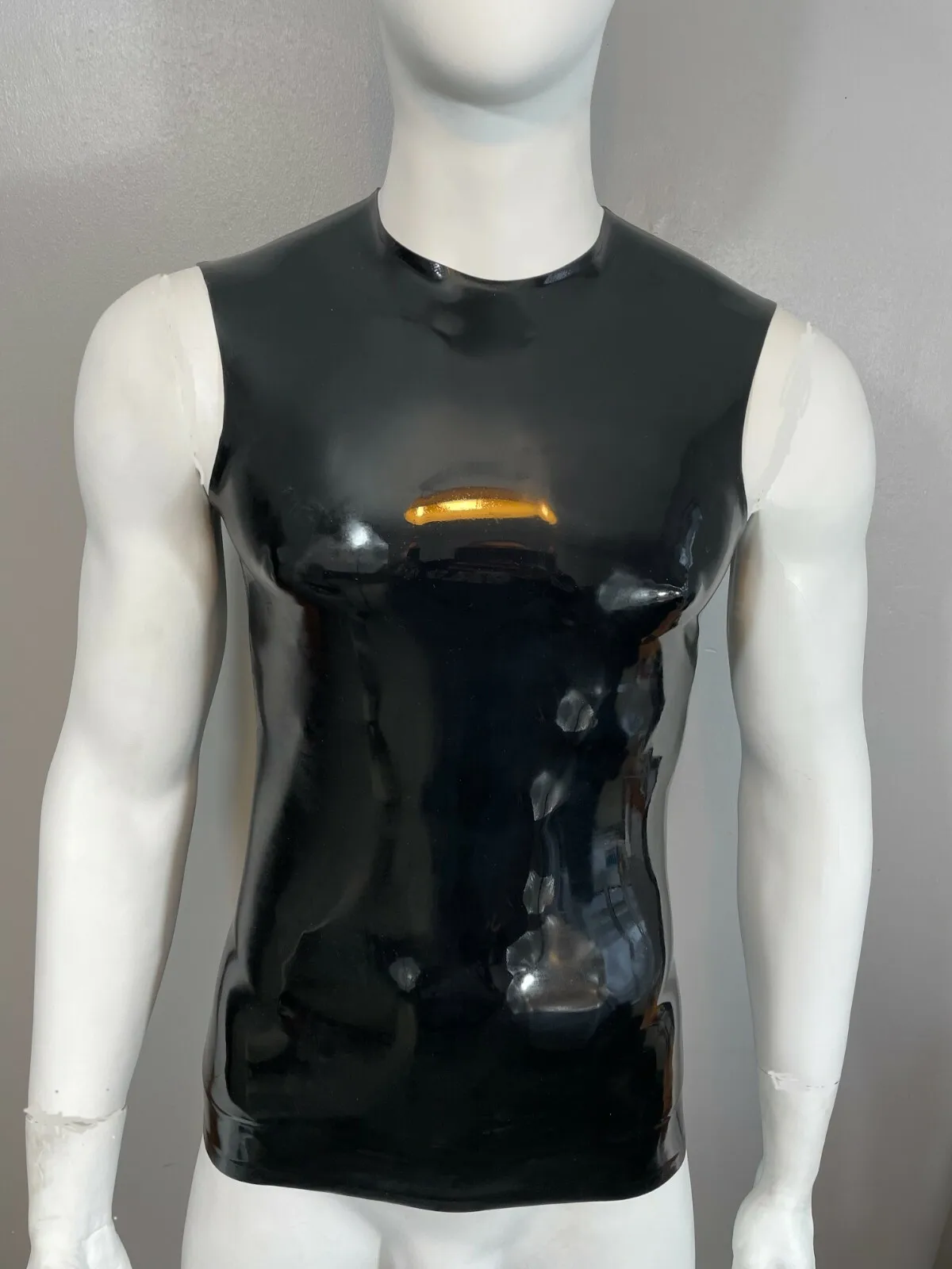 Rubber Latex Crew Neck T-Shirt Sleeveless
Rubber Latex Crew Neck T-Shirt Sleeveless