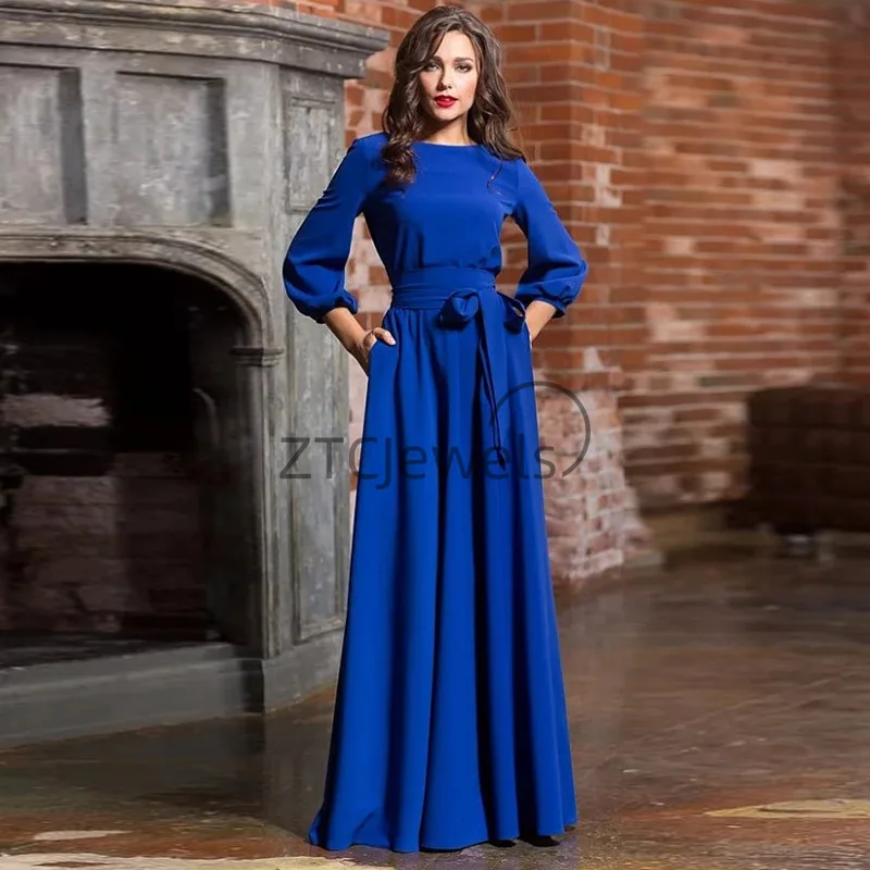 Summer Round Neck Long Dress Bohemian Exquisite Retro Lantern Sleeves Three Season Sleeves Casual Dress Formal Dress
Summer Round Neck Long Dress Bohemian Exquisite Retro Lantern Sleeves Three Season Sleeves Casual Dress Formal Dress