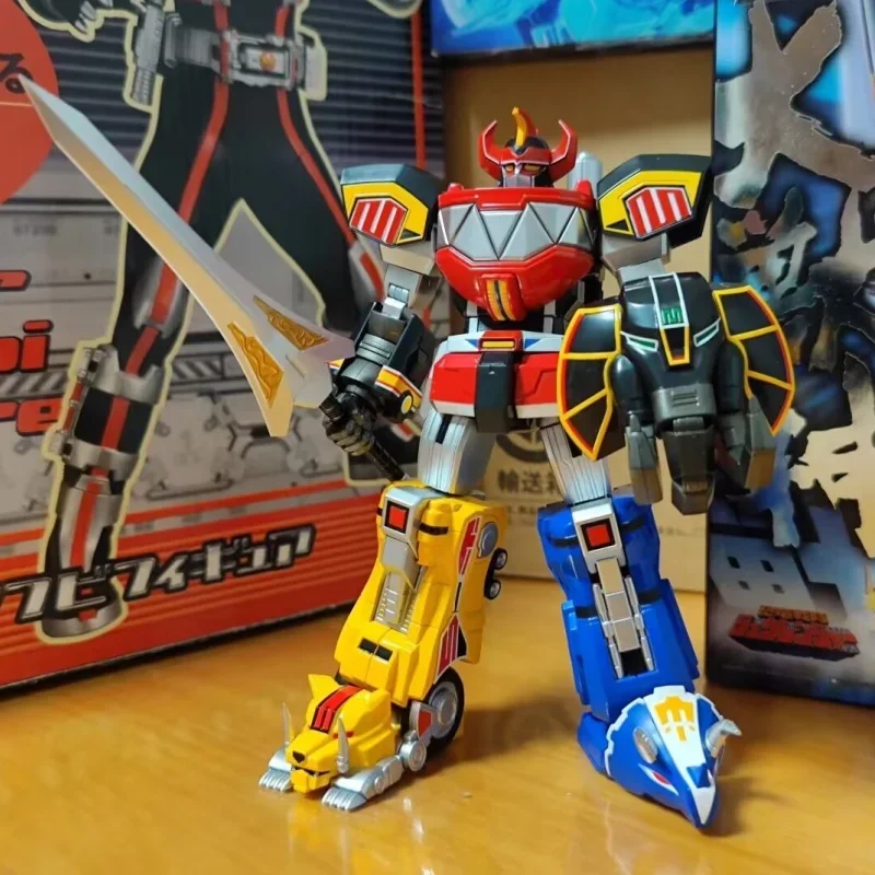 В наличии Bandai DX Mighty Morphin Power Rangers аниме Daizyuzin фигурки героев Kyoryu Sentai Zyuranger модель игрушки подарок 
В наличии Bandai DX Mighty Morphin Power Rangers аниме Daizyuzin фигурки героев Kyoryu Sentai Zyuranger модель игрушки подарок