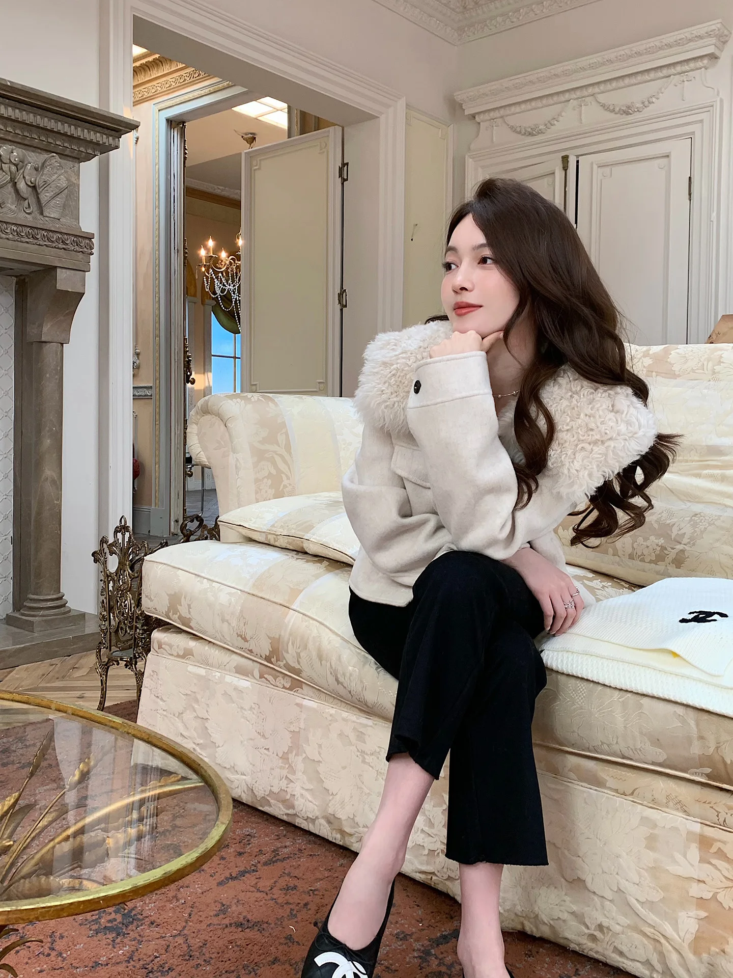 OnlyNadya MissDaisy Double-Faced Wool Collar Casual ort Coat Korean Sle Winter Jaet Women's Faion Online Exclusive
OnlyNadya MissDaisy Double-Faced Wool Collar Casual ort Coat Korean Sle Winter Jaet Women's Faion Online Exclusive