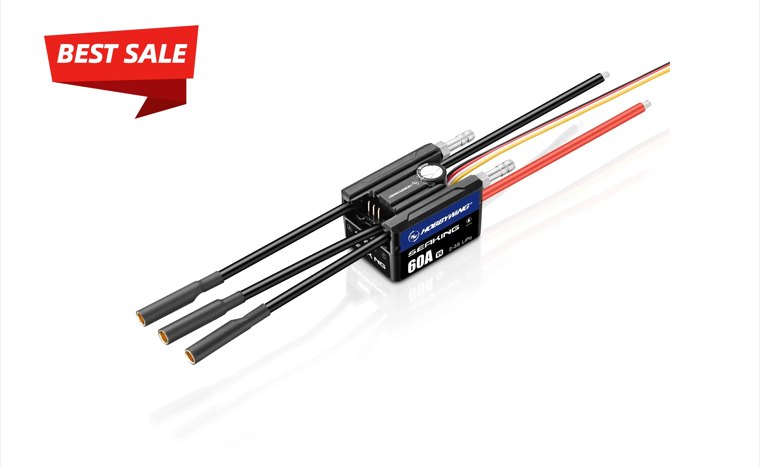 Newest Hobbywing Seaking 160A/120A/90A/60A/30A V4 ESC Built-in BEC / lP67 Fully Waterproof Design For RC Boar
Newest Hobbywing Seaking 160A/120A/90A/60A/30A V4 ESC Built-in BEC / lP67 Fully Waterproof Design For RC Boar