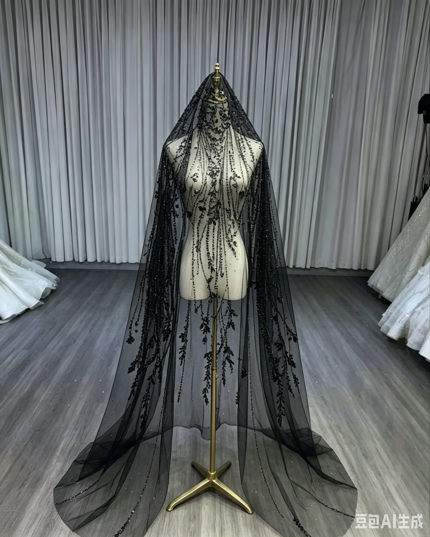 Charming Illusion Bridal Veils 3M Long Cathedral Sequins Beading Appliques Lace Veil With Comb Wedding Accessories Customized
Charming Illusion Bridal Veils 3M Long Cathedral Sequins Beading Appliques Lace Veil With Comb Wedding Accessories Customized