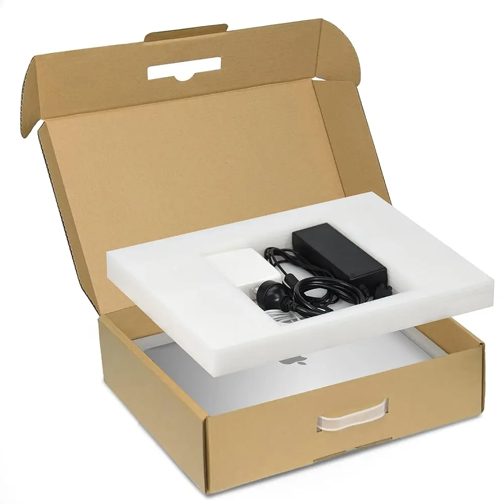 Laptop Box with Protection Foam for up to 17.3 Inches Notebook Computer, Cardboard Laptop Shipping Box, Notebook Secure Mail
Laptop Box with Protection Foam for up to 17.3 Inches Notebook Computer, Cardboard Laptop Shipping Box, Notebook Secure Mail