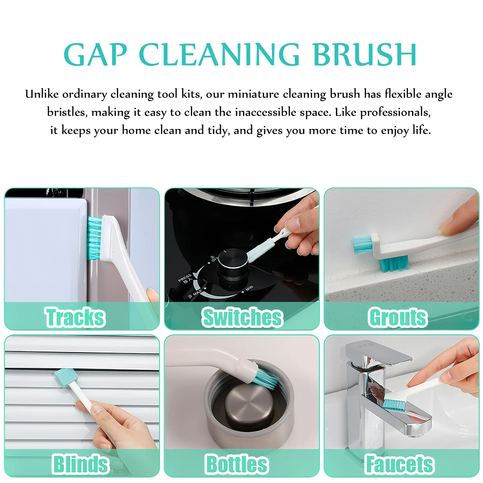 1 set Cleaning Brush Set Household Grout Scrubbers Multi Functional Kitchen Bathroom Floor Window groove crevice detail blinds
1 set Cleaning Brush Set Household Grout Scrubbers Multi Functional Kitchen Bathroom Floor Window groove crevice detail blinds