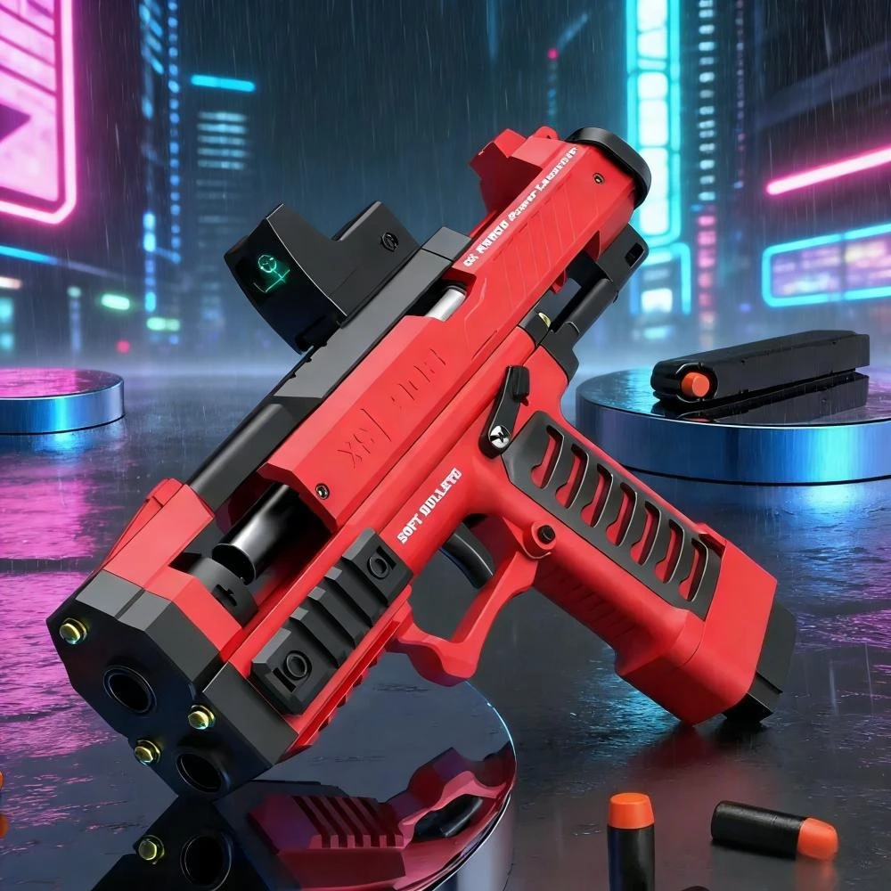 Raptor Manual Loaded Shell Ejection Soft Bullet Toy Gun Realistic Outdoor CS Shooting Game Pistol for Kids Birthday Gift
Raptor Manual Loaded Shell Ejection Soft Bullet Toy Gun Realistic Outdoor CS Shooting Game Pistol for Kids Birthday Gift