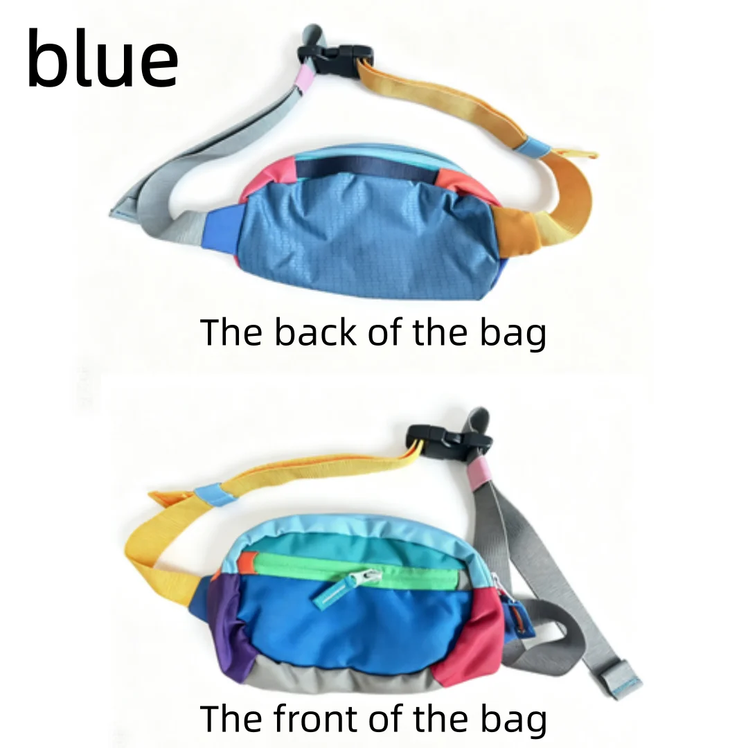 Colorful Spliced Belt Bag Multifunctional Crossbody Waist Bag for Travel Hiking Cycling Camping - Versatile Gift Bag
Colorful Spliced Belt Bag Multifunctional Crossbody Waist Bag for Travel Hiking Cycling Camping - Versatile Gift Bag