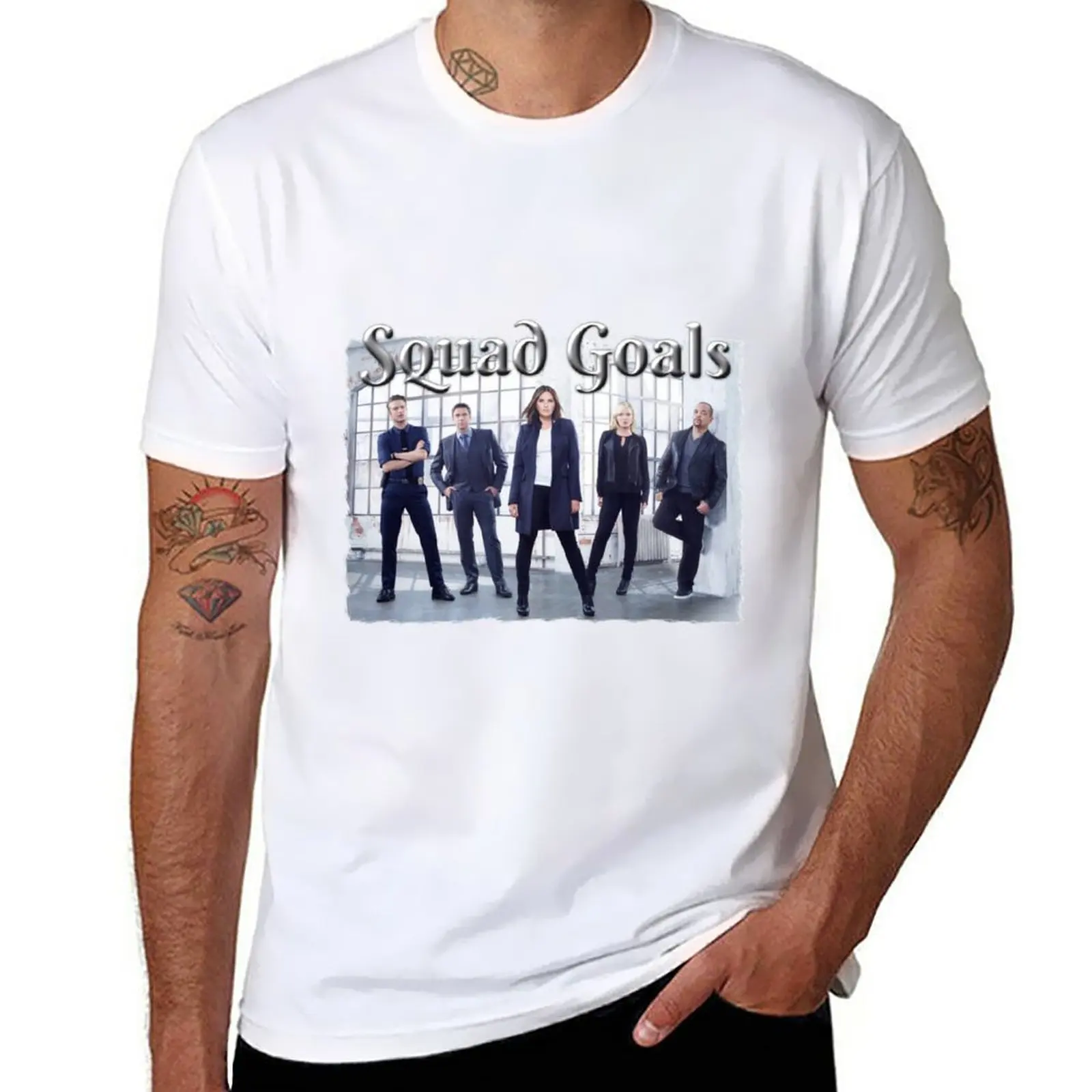 New Squad Goals - SVU T-Shirt plus size t shirts Short t-shirt boys animal print shirt t shirts for men graphic
New Squad Goals - SVU T-Shirt plus size t shirts Short t-shirt boys animal print shirt t shirts for men graphic