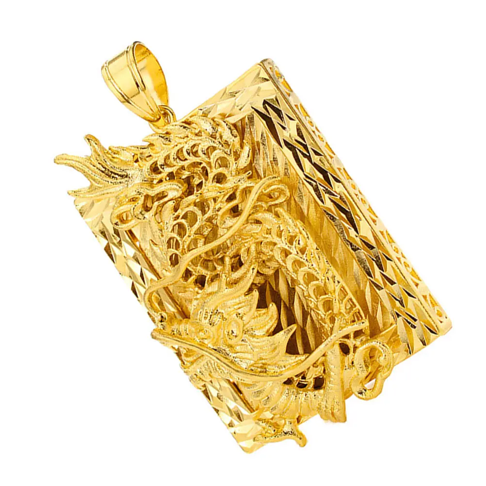 Flying Dragon Copper DIY Pendant Necklace Bracelet Jewelry Crafts Golden Hollow Pendants Accessories Decorative Chinese Style
Flying Dragon Copper DIY Pendant Necklace Bracelet Jewelry Crafts Golden Hollow Pendants Accessories Decorative Chinese Style