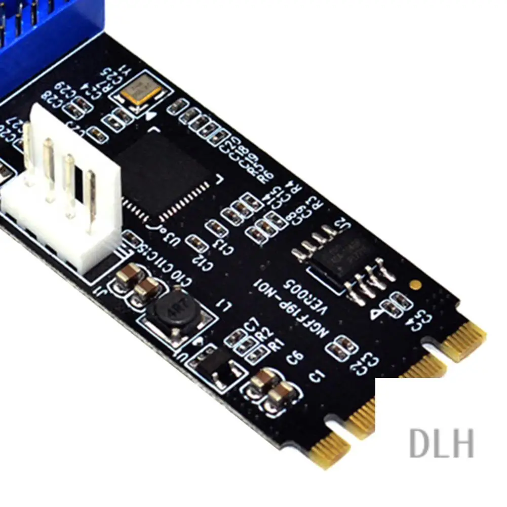 VO-M.2 NGFF NVME To USB 3.0 19Pin Expansion Card NGFF To 2 Port USB3.0 Expansion Card Adapter IDE 4PIN Power Supply
VO-M.2 NGFF NVME To USB 3.0 19Pin Expansion Card NGFF To 2 Port USB3.0 Expansion Card Adapter IDE 4PIN Power Supply