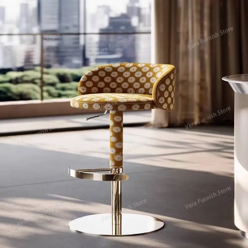 Modern Luxury Bar Chair Design Backrest Cloth Adjustable Bar Chair Ergonomic Swivel Velvet Sillas Silla Alta Club Furniture
Modern Luxury Bar Chair Design Backrest Cloth Adjustable Bar Chair Ergonomic Swivel Velvet Sillas Silla Alta Club Furniture