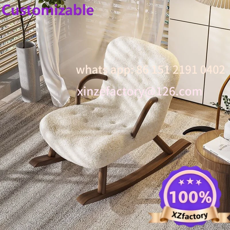 Customizable French Lazy Leisure Chair Living Room Light Luxury Bedroom Rocking Chair Single Lamb Fleece Sofa
Customizable French Lazy Leisure Chair Living Room Light Luxury Bedroom Rocking Chair Single Lamb Fleece Sofa