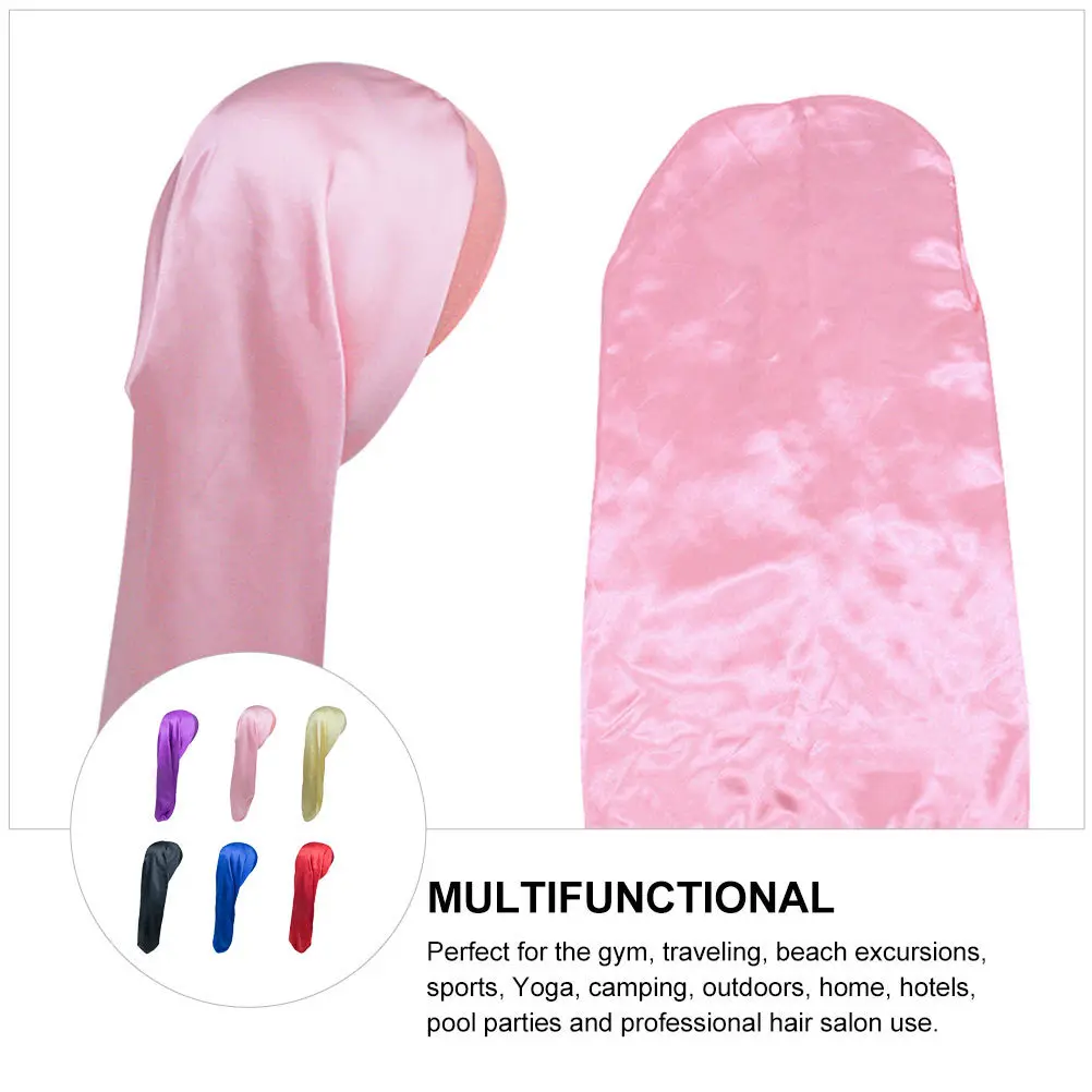 6Pcs Long Tube Sleep Cap Women Turban Hair Wrap Quick Dry Bath Cap Absorbent Hair Towel Elastic Shower Bath Hat 
6Pcs Long Tube Sleep Cap Women Turban Hair Wrap Quick Dry Bath Cap Absorbent Hair Towel Elastic Shower Bath Hat