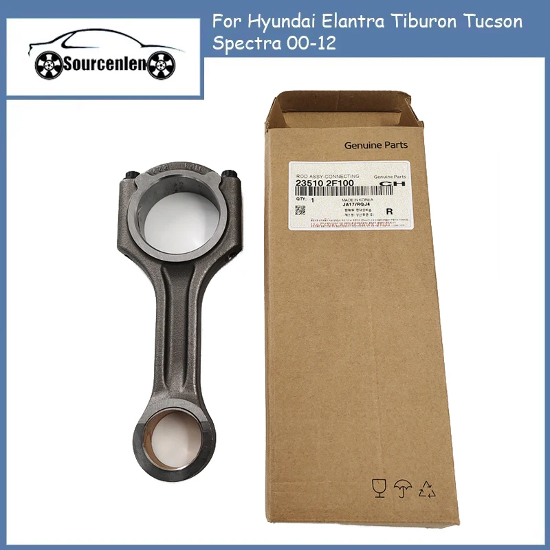 Connecting Rod For Hyundai Elantra Tiburon Tucson Spectra 00-12 23510-2F100 235102F100
Connecting Rod For Hyundai Elantra Tiburon Tucson Spectra 00-12 23510-2F100 235102F100