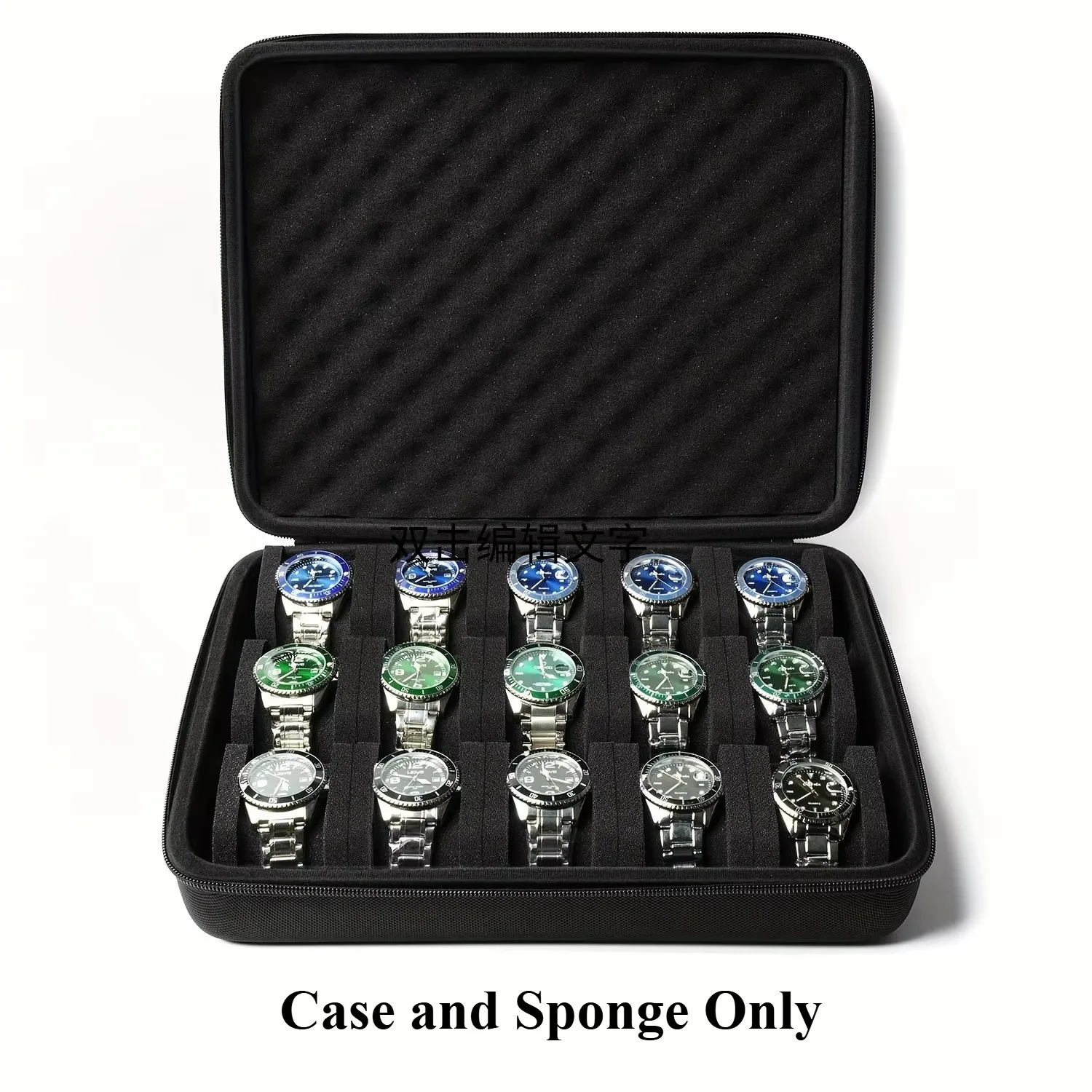 Hard-Shell 15 Slots Watch Storage Organizer Case, Watch Carry Box Fit Large And Small Watches, With Soft Foam Pillow
Hard-Shell 15 Slots Watch Storage Organizer Case, Watch Carry Box Fit Large And Small Watches, With Soft Foam Pillow
