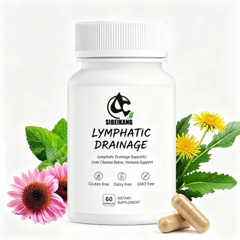 Lymphatic Drainage Capsule, Containing Dandelion Cleaver、 Natural Ingredients Such As Burdock, Kelp, and Echinacea, 60 Capsules
Lymphatic Drainage Capsule, Containing Dandelion Cleaver、 Natural Ingredients Such As Burdock, Kelp, and Echinacea, 60 Capsules