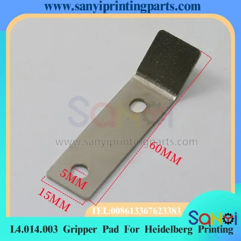 Лучшее качество L4.014.003 Захватная накладка для деталей печатной машины Heidelberg SM74 CD74 XL75 XL105 
Лучшее качество L4.014.003 Захватная накладка для деталей печатной машины Heidelberg SM74 CD74 XL75 XL105