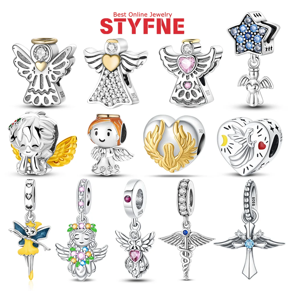 New Silver 925 Angel Sculpture Charms Heart Beads Fit Original Bracelet for Women Jewelry Party Beads DIY Fine Jewelry Gifts
New Silver 925 Angel Sculpture Charms Heart Beads Fit Original Bracelet for Women Jewelry Party Beads DIY Fine Jewelry Gifts
