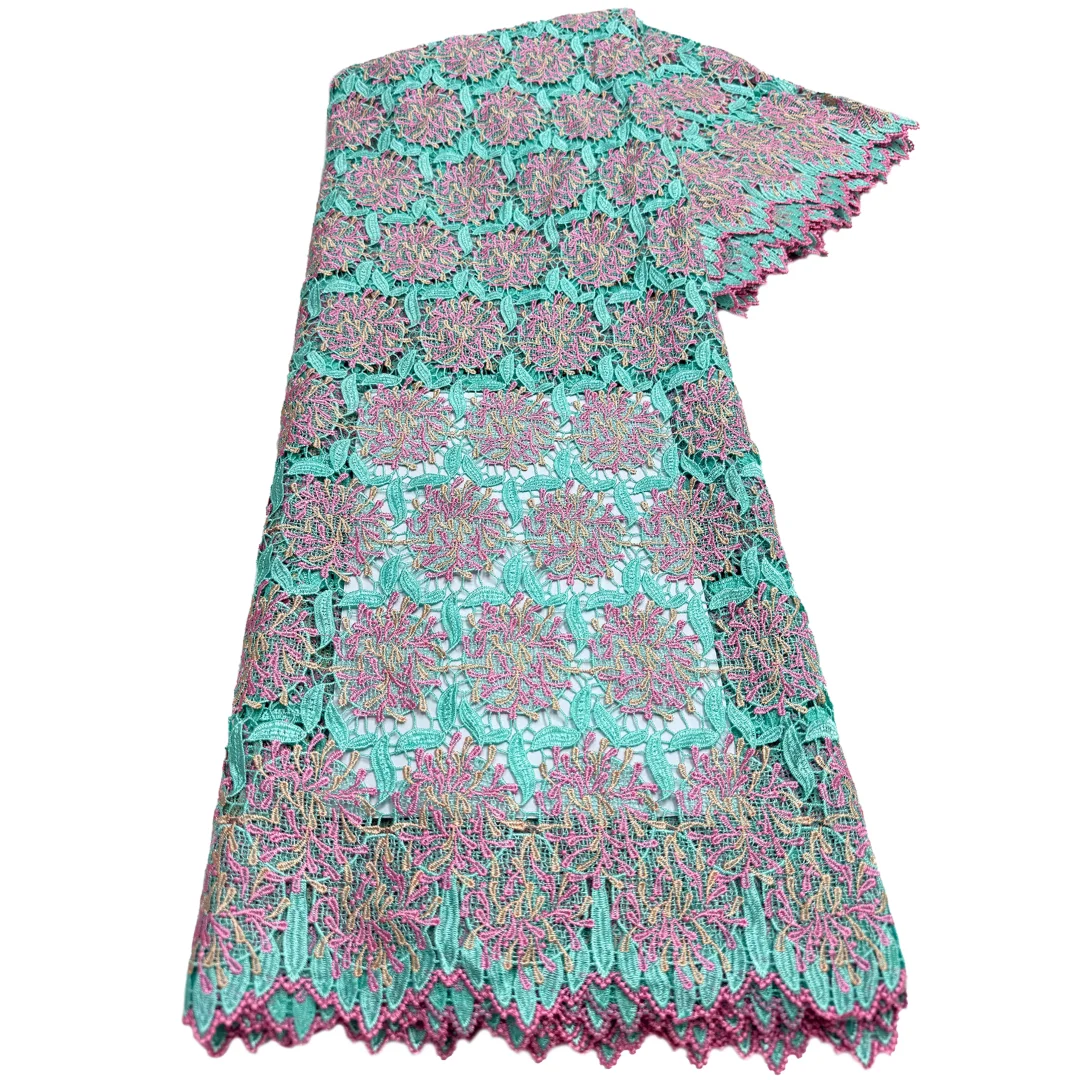 Nigeria Cotton Guipure Cord Lace Fabric 2026 African Colorful Guipure Lace Latest DesignFor Women's Party Dresses Sewing
Nigeria Cotton Guipure Cord Lace Fabric 2026 African Colorful Guipure Lace Latest DesignFor Women's Party Dresses Sewing
