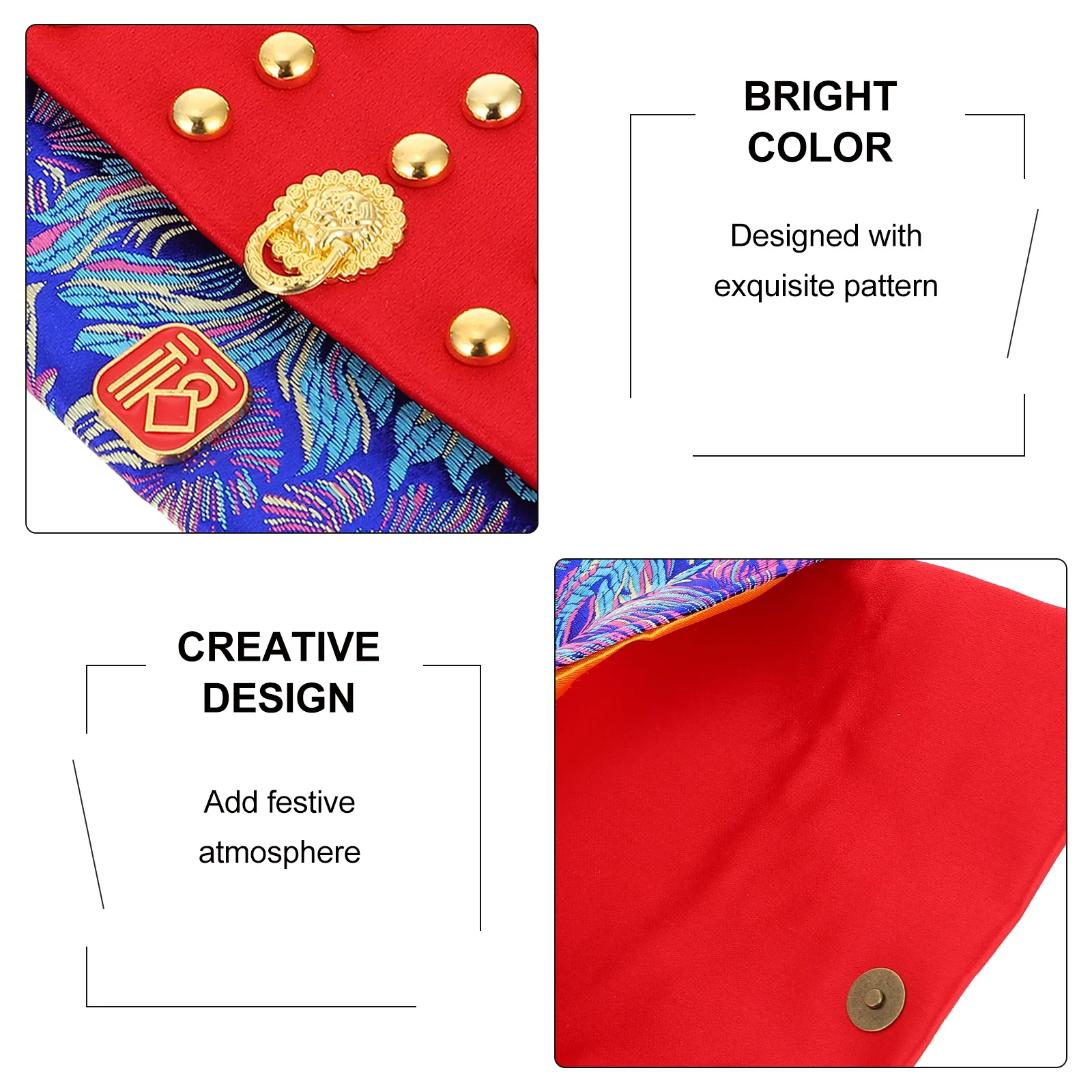 1Pcs Decorative Embroidery Money Pocket Cloth Red Envelope Chinese Traditional Design for Festival Gift High-End Cash Pouch New
1Pcs Decorative Embroidery Money Pocket Cloth Red Envelope Chinese Traditional Design for Festival Gift High-End Cash Pouch New