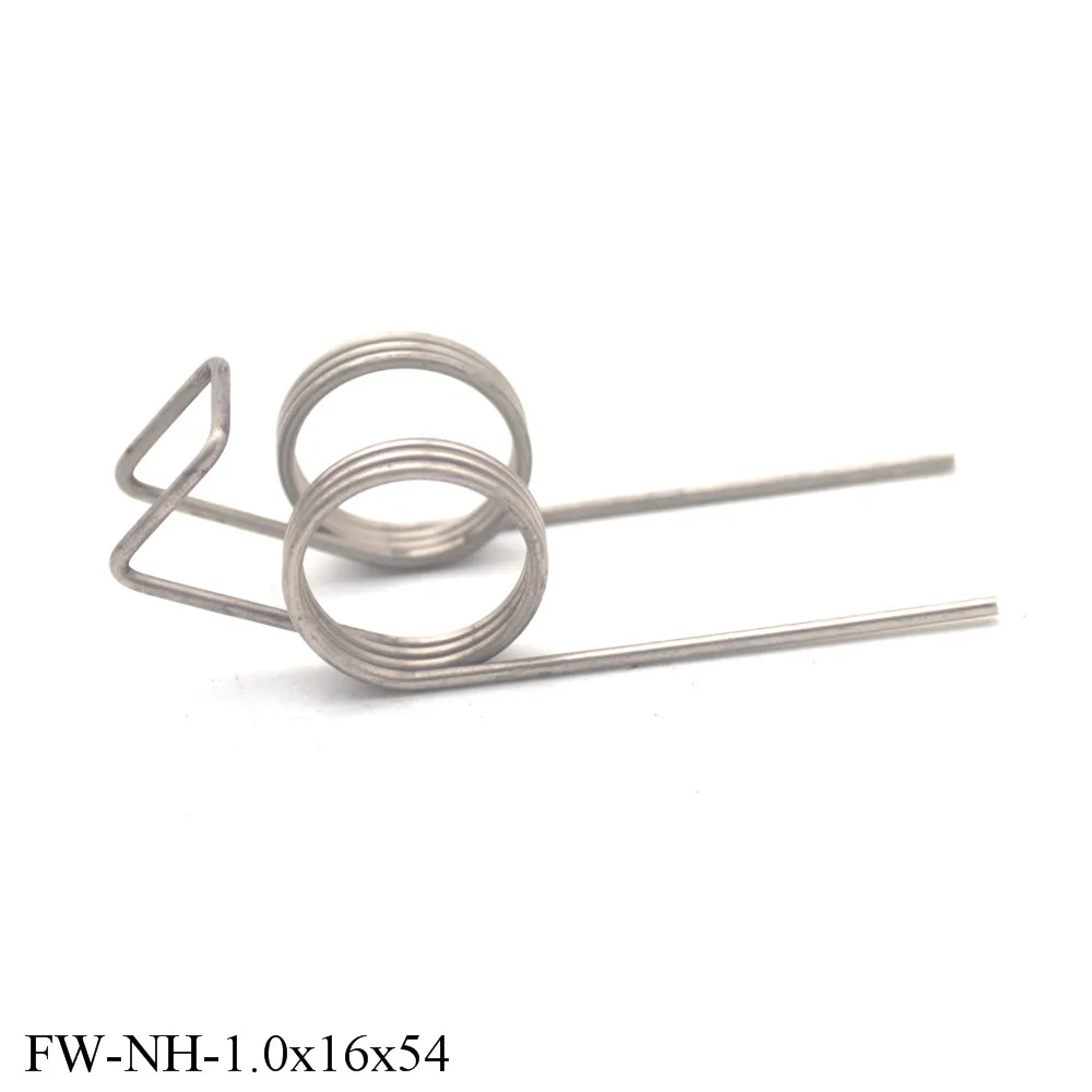 4pcs Custom Stainless Steel Double Torsion Spring Wire 1mm Outer Diameter 16mm Agricultural Machinery Accessories Spring
4pcs Custom Stainless Steel Double Torsion Spring Wire 1mm Outer Diameter 16mm Agricultural Machinery Accessories Spring