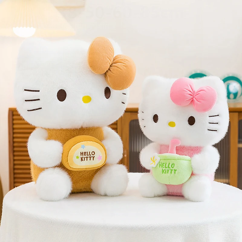 Большая плюшевая игрушка Sanrio Hello Kitty в виде кокосового рулета, кукла-кошка КТ, подарок для девочки, кукла на день рождения, украшение для детской комнаты
Большая плюшевая игрушка Sanrio Hello Kitty в виде кокосового рулета, кукла-кошка КТ, подарок для девочки, кукла на день рождения, украшение для детской комнаты