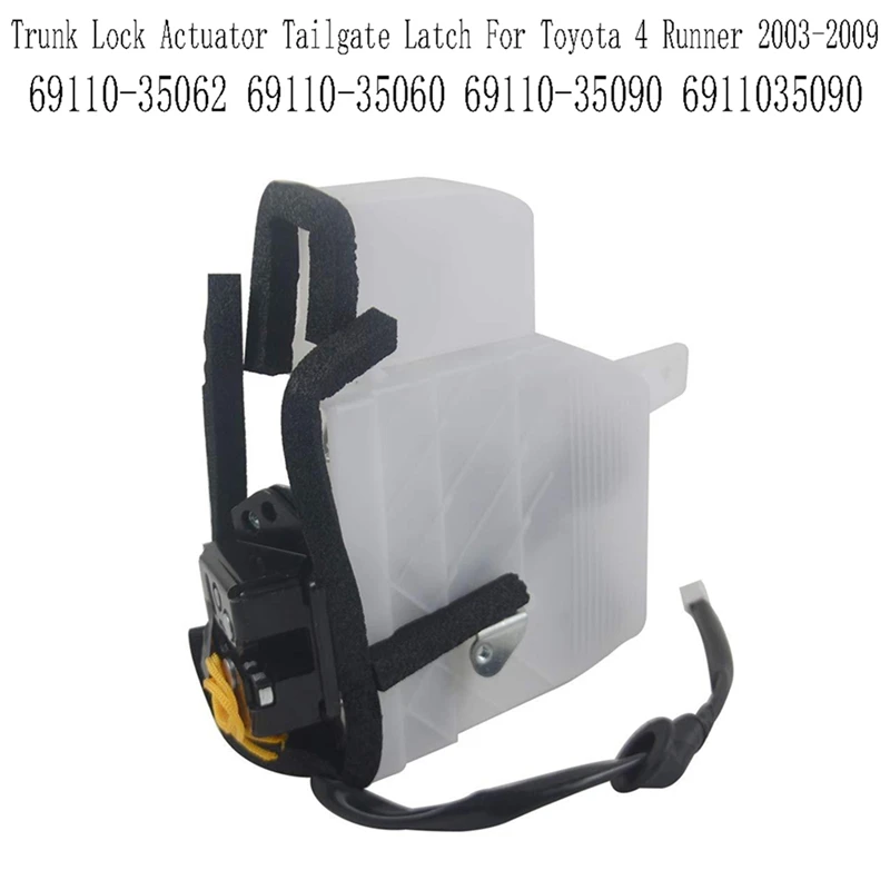 69110-35062 Trunk Lock Actuator Tailgate Latch For Toyota 4 Runner 2003-2009 69110-35060 69110-35090 6911035090
69110-35062 Trunk Lock Actuator Tailgate Latch For Toyota 4 Runner 2003-2009 69110-35060 69110-35090 6911035090