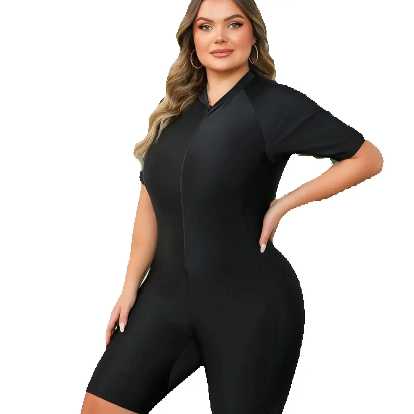 Large Size One-Piece Zipper Diving Swimsuit For Women Summer Short Sleeve Wetsuit Surfing Snorkeling Suit Swimwear
Large Size One-Piece Zipper Diving Swimsuit For Women Summer Short Sleeve Wetsuit Surfing Snorkeling Suit Swimwear