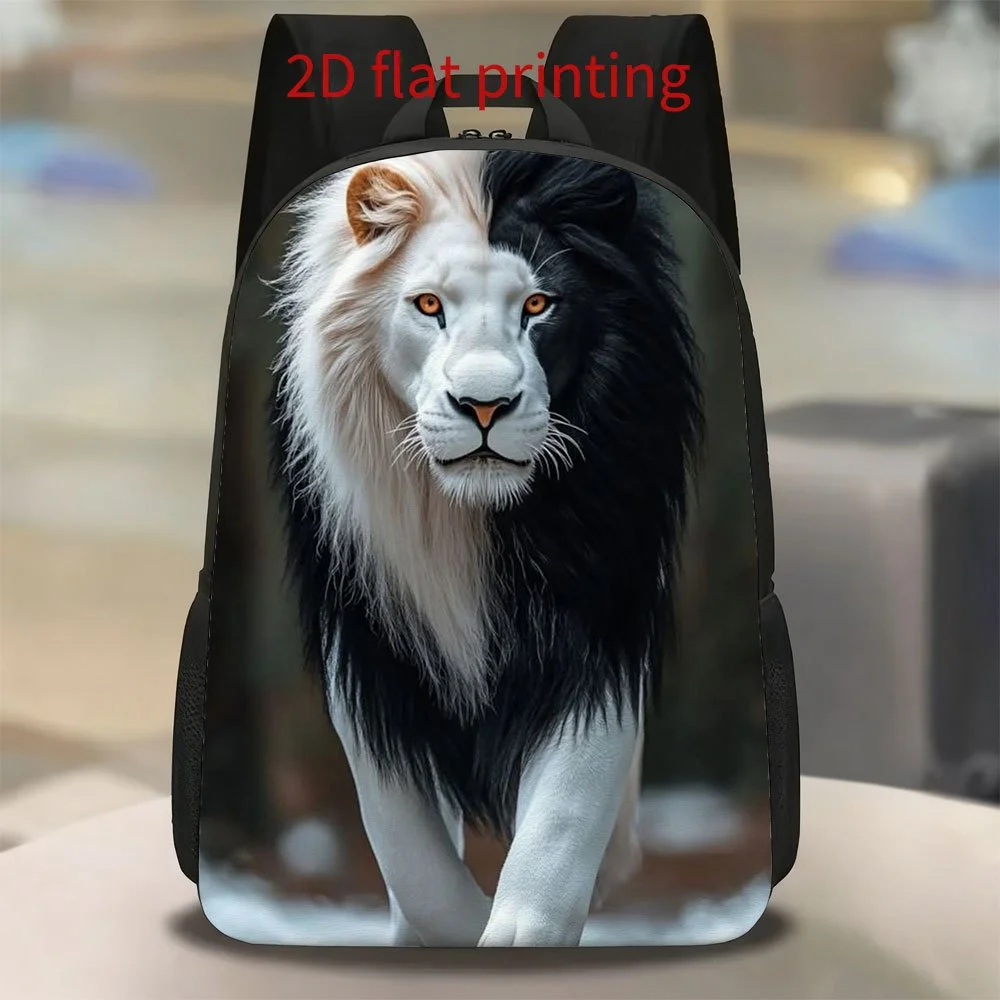 1 Black and White Lion Backpack | Cute, lightweight, large-capacity, adjustable shoulder straps for daily commuting and outdoor
1 Black and White Lion Backpack | Cute, lightweight, large-capacity, adjustable shoulder straps for daily commuting and outdoor