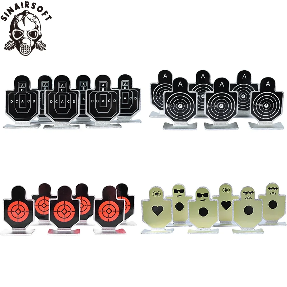 SINAIRSOFT 6Pcs /Lot Tactical Shooting Target Set Durable Hunting Airsoft Practice Target Metal Target
SINAIRSOFT 6Pcs /Lot Tactical Shooting Target Set Durable Hunting Airsoft Practice Target Metal Target