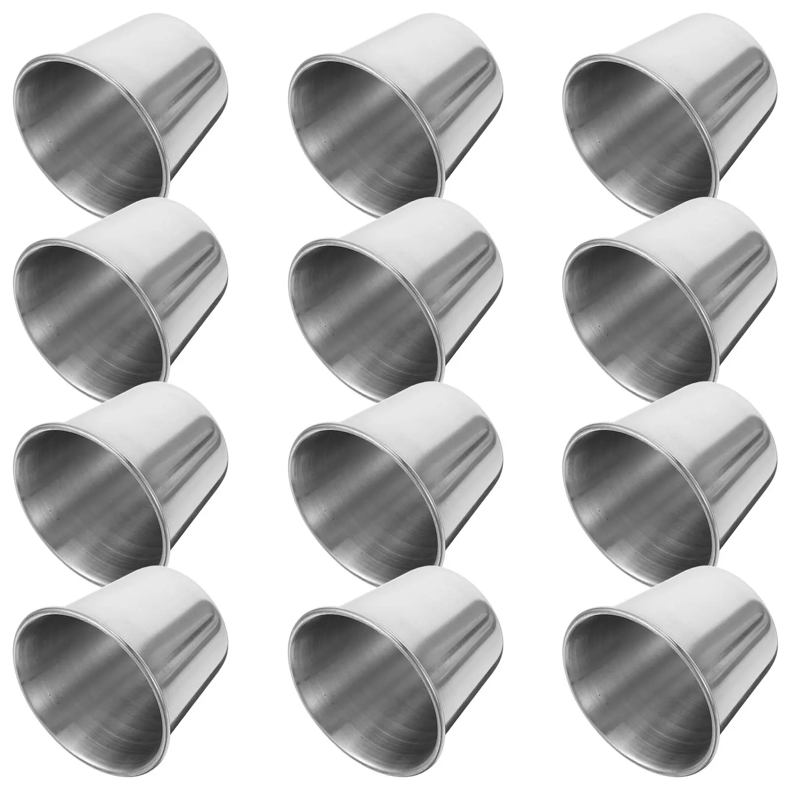 12 Pcs Stainless Steel Cups Collapsible Glasses Silver Mugs Travel Portable Drinkware Anti Rust
12 Pcs Stainless Steel Cups Collapsible Glasses Silver Mugs Travel Portable Drinkware Anti Rust