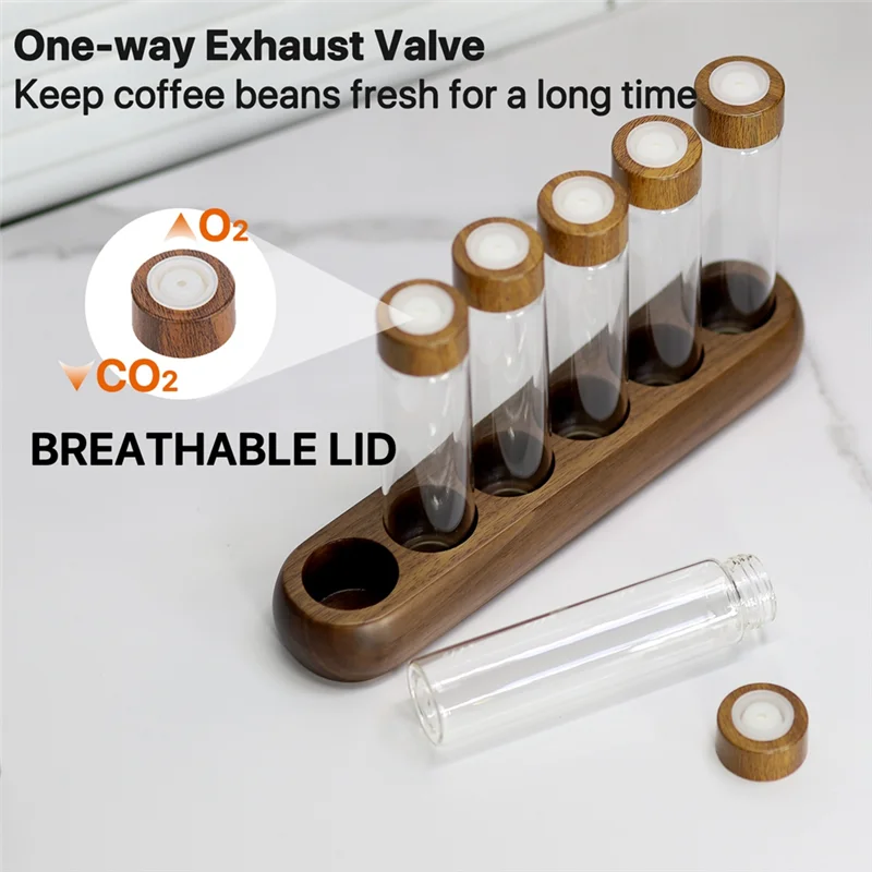 Durable Coffee Bean Storage Container Display Rack, Tea Tube Glass, Coffee Accessories Tools, Barista Coffee
Durable Coffee Bean Storage Container Display Rack, Tea Tube Glass, Coffee Accessories Tools, Barista Coffee