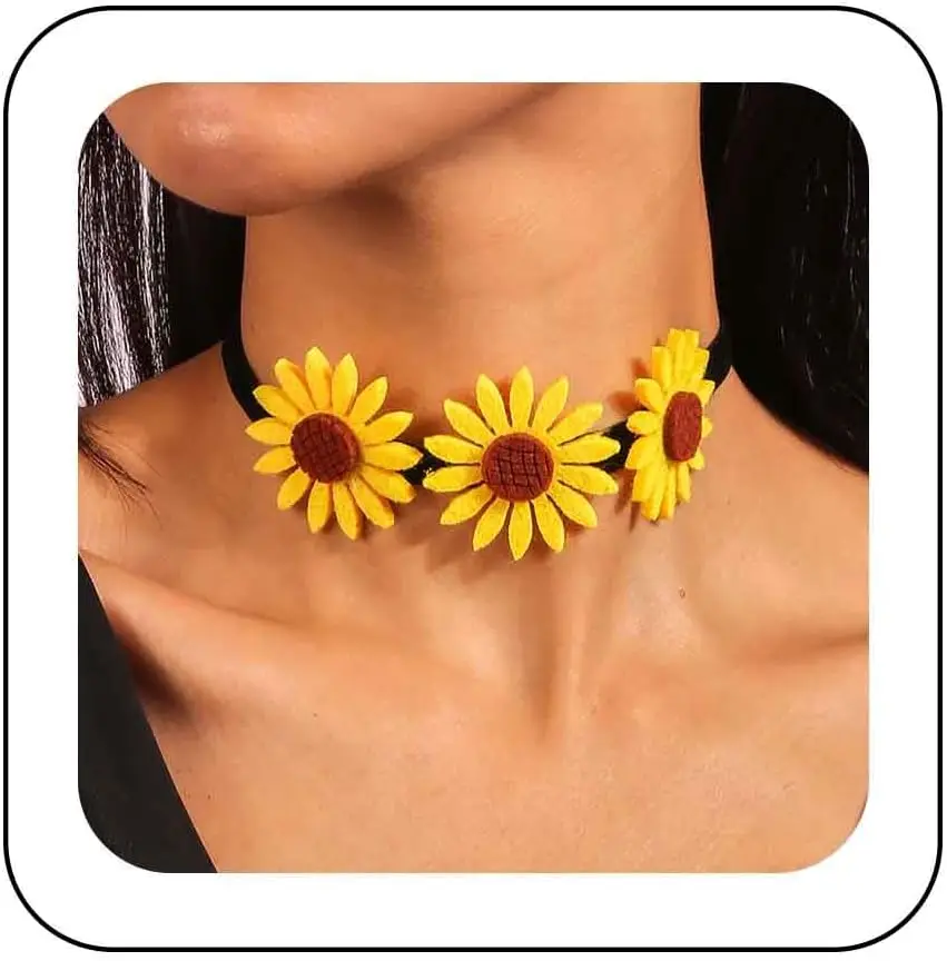 $Vintage Floral Velvet Choker Yellow Sunflower Clavicle Necklace Elegant Lace Bloom Dainty Neckpiece
$Vintage Floral Velvet Choker Yellow Sunflower Clavicle Necklace Elegant Lace Bloom Dainty Neckpiece